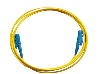 Żółty Simplex E2000 UPC Single Mode Fiber Patch Cord Dostosowany