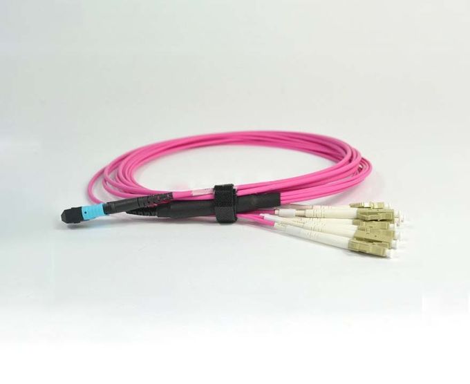 Kabel światłowodowy Pull Push Mpo jednomodowy kabel światłowodowy 0,35 dB Utrata wkładania