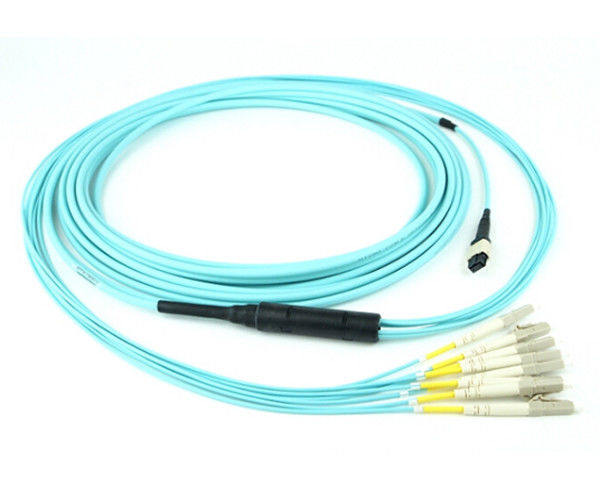 Kabel krosowy LSZH MPO, kabel światłowodowy 12/24 rdzeniowy do krosownicy