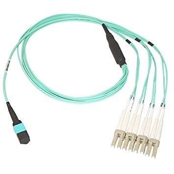 Pojedynczy tryb MTP MPO Patch Patch OM3 8 rdzeniowy 10g kabel światłowodowy Osłona PVC