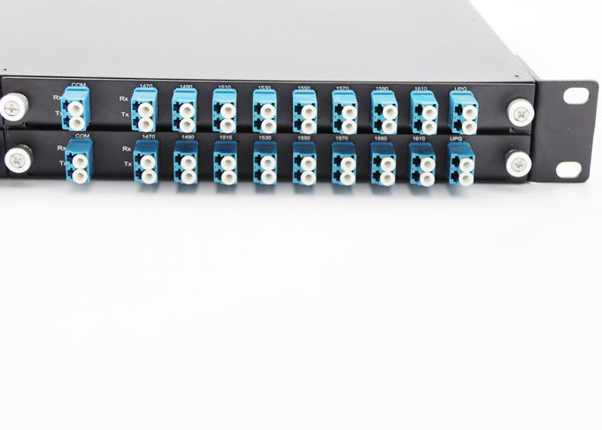 Multiplekser UPG Max IL 2.5dB CWDM Zamocuj w 1U Rack Mount 8 kanałów