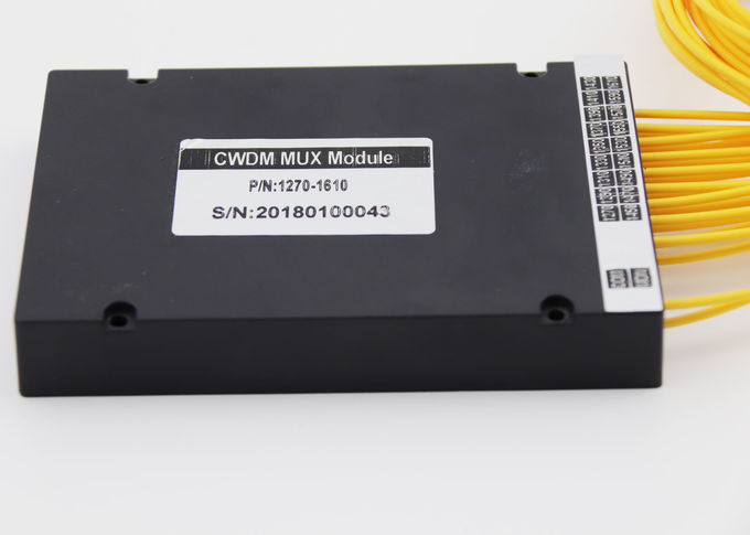 Multiplekser CWDM o wysokiej niezawodności, moduł CWDM 4Ch / 8Ch / 18 Ch z łącznikami LC