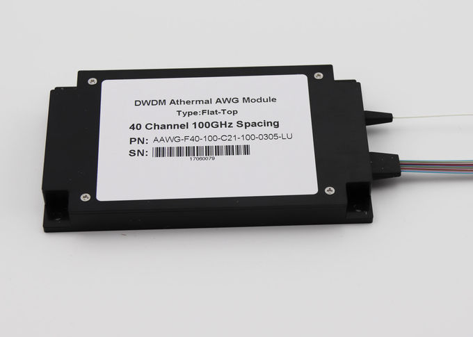 Max IL 5.0dB Multiplekser DWDM 40Ch AAWG ABS Box Do 5G Front Haul / Datacenter