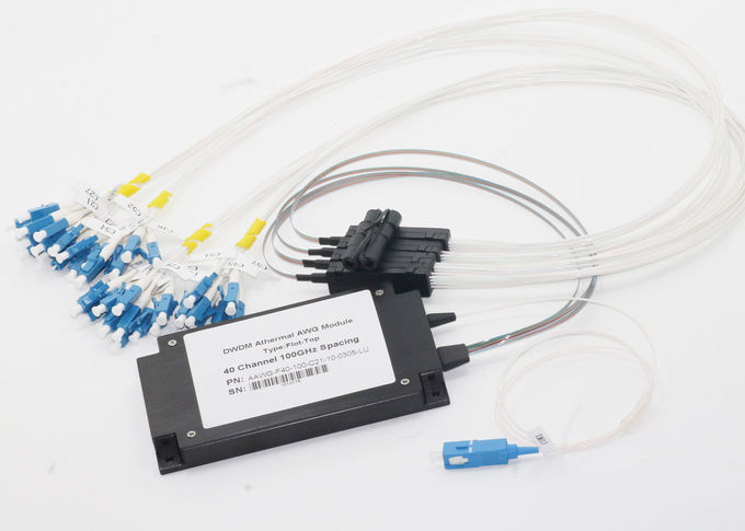 Max IL 5.0dB Multiplekser DWDM 40Ch AAWG ABS Box Do 5G Front Haul / Datacenter