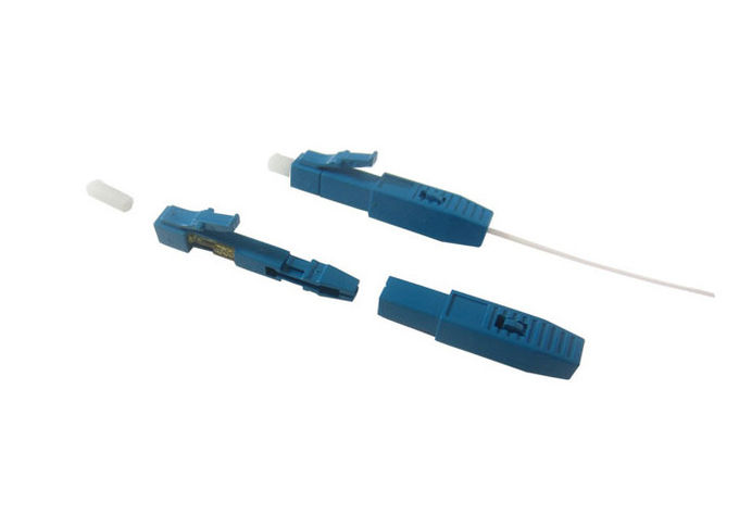 Szybkozłącze światłowodowe LC UPC Pre-Embedded Blue Do 0,9 mm kabla z wąskim buforem
