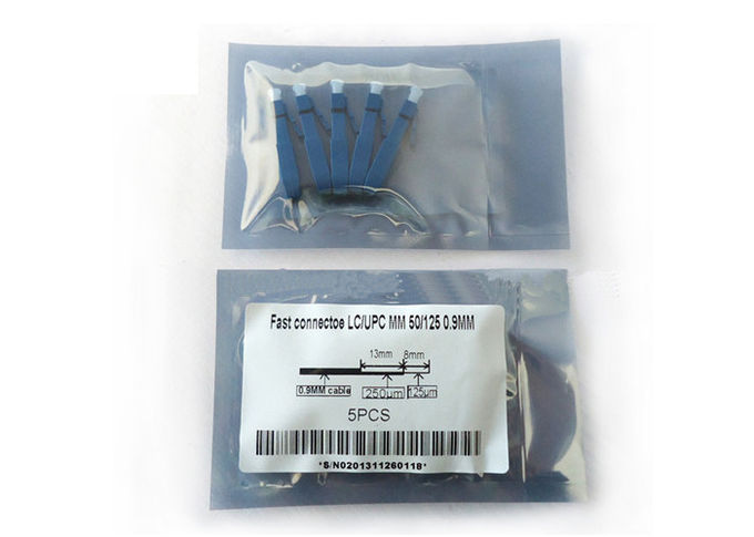 Szybkozłącze światłowodowe LC UPC Pre-Embedded Blue Do 0,9 mm kabla z wąskim buforem