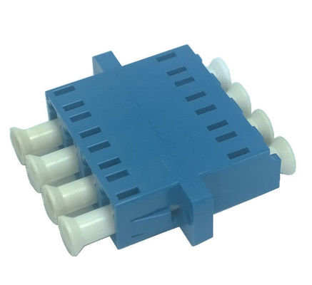 Chiny Czterokrotny 4-rdzeniowy adapter portu optycznego LC UPC, jednomodowy adapter światłowodowy dostawca