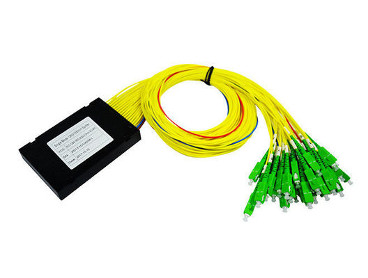 Chiny 2 X 32 jednomodowy światłowodowy splitter PLC dla środowiska światłowodowego dostawca
