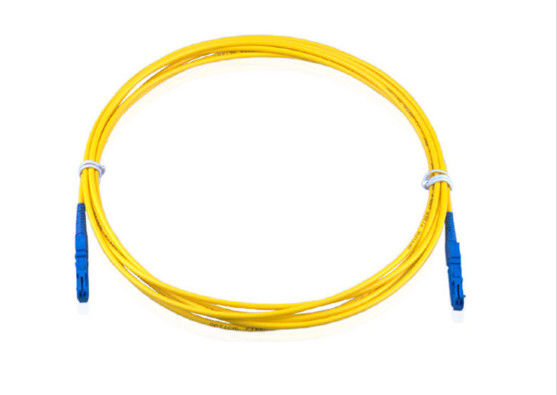 Chiny Żółty E2000 UPC Fiber Optic Patch Cord Na zamówienie dla sieci FTTX dostawca