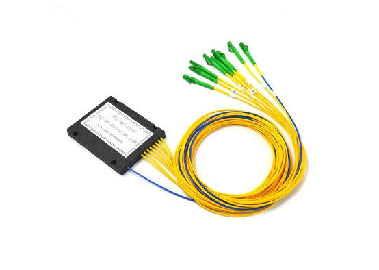 Chiny Linki CATV Rozgałęźnik obwodu Planar Lightwave ze złączem LC / APC 2.0mm Optical PLC Splitter Cable OD dostawca