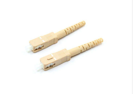 Chiny SC UPC Złącza światłowodowe wielomodowe Pojedynczy rdzeń do światłowodu Patch cord dostawca