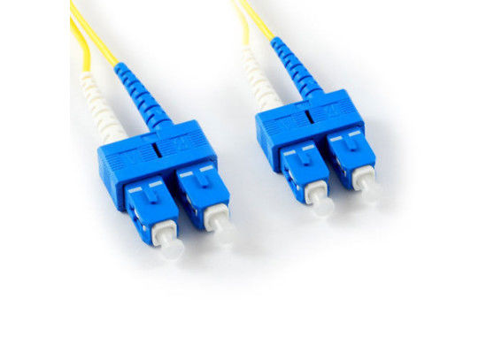 Chiny Złącza światłowodowe CATV DX SC UPC Obudowa plastikowa o rozmiarze 2,0 / 3,0 mm dostawca