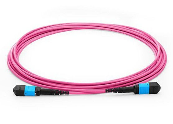 Chiny MTP - LC Multi Cord Mpo Duplex Światłowodowy przewód krosowy OM1 -OM4 z końcówką ceramiczną dostawca