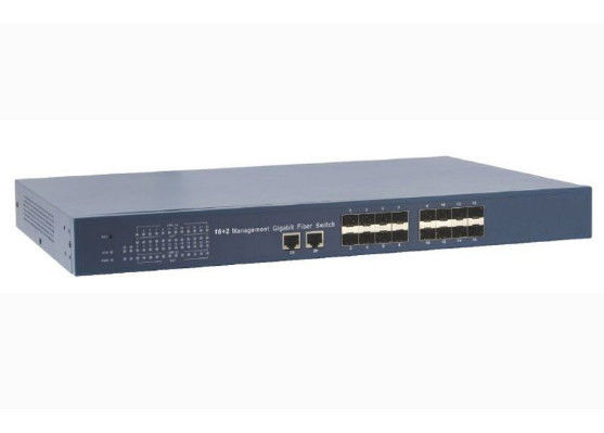 Chiny Przełącznik 1000M SFP Power Over Ethernet, przełącznik światłowodowy 1310 nm do przełącznika Ethernet Z 8K MAC dostawca