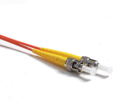 62,5 / 125 Duplex Pomarańczowy przewód światłowodowy krosowy, 5 Mtr Kabel światłowodowy PCW Lc do Sc Długość fali 1310 nm / 1550 nm dostawca