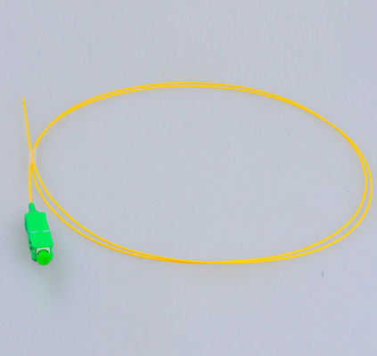 1310 / 1550nm Pigtail światłowodowy jednomodowy SC / APC G657A1 2.0mm żółty kabel dostawca
