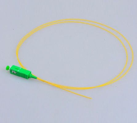 1310 / 1550nm Pigtail światłowodowy jednomodowy SC / APC G657A1 2.0mm żółty kabel dostawca