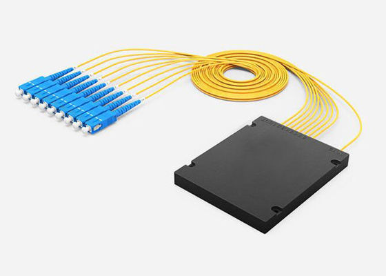 Rozgałęźnik kabla o niskiej stratności wtrąceniowej, niska rozdzielczość PDL 1x8 PLC Rura ABS 2,0 mm Kabel 1 M dostawca