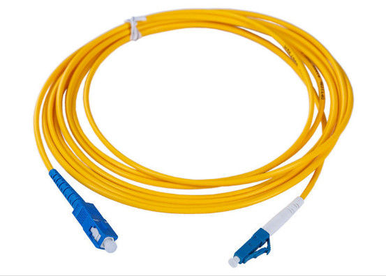Patch cord światłowodowy 1M / 2M / 3M Lc, różne złącza Patch Cord Duplex Fiber dostawca