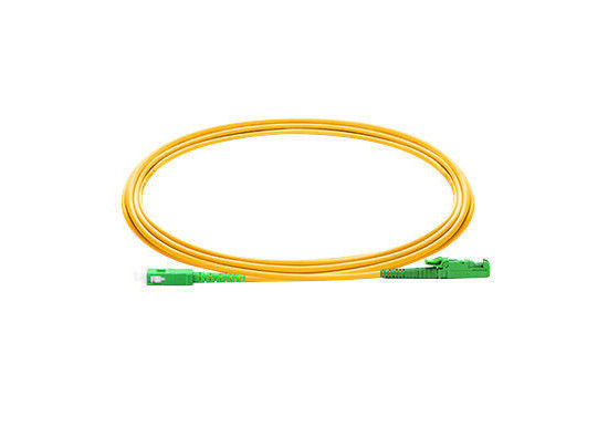 FTTH E2000 Światłowodowy przewód krosowy 1 - 3m długości 3D testowany z polerowaniem dostawca