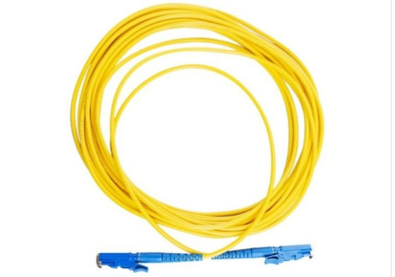 Żółty E2000 UPC Fiber Optic Patch Cord Na zamówienie dla sieci FTTX dostawca