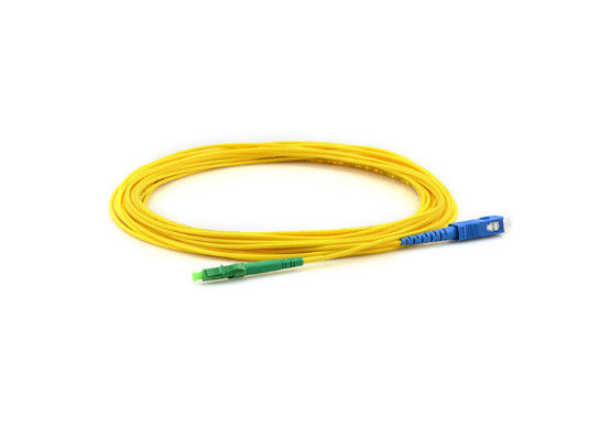 1310nm / 1550nm jednomodowy na wielomodowy kabel światłowodowy, LC / APC - kabel światłowodowy SC / APC Corning dostawca