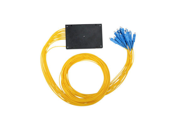 Rozdzielacz kabli optycznych FTTH 1/16 Way, rozdzielacz kabli optycznych Pakiet skrzynek ABS do urządzeń testowych dostawca