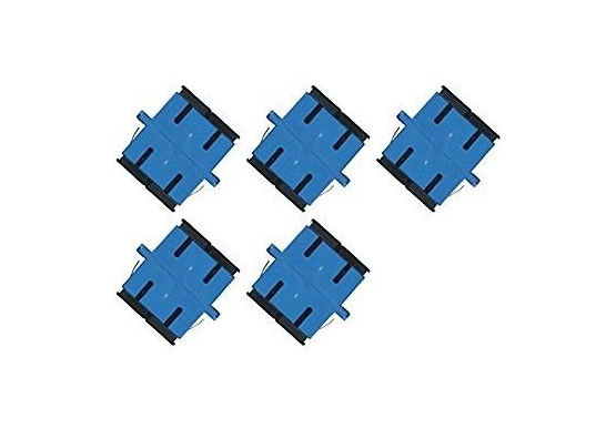 Duplex Fiber Sc to Lc Adapter, jednomodowy cyfrowy kabel optyczny Adapter z kołnierzem w kolorze niebieskim dostawca