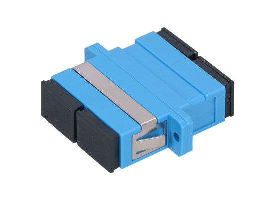 Duplex Fiber Sc to Lc Adapter, jednomodowy cyfrowy kabel optyczny Adapter z kołnierzem w kolorze niebieskim dostawca