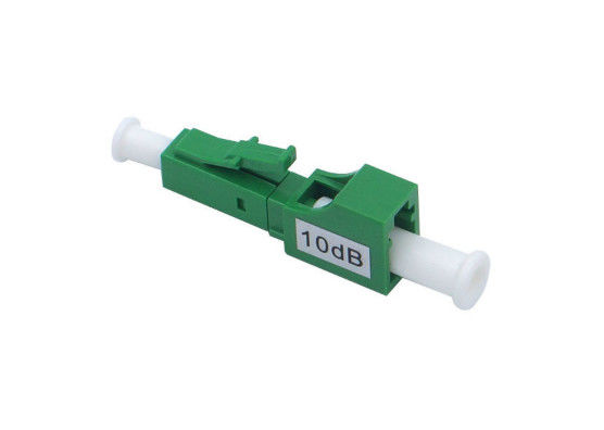 1310 / 1550nm E2000 Stepped Attenuator, LC APC Green 10db Tłumik dostawca