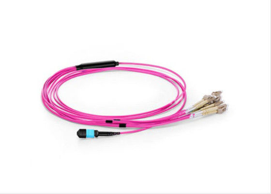 Kabel krosowy Pull Push MPO do kabla bagażnika Pojedynczy tryb 0,35 dB dostawca