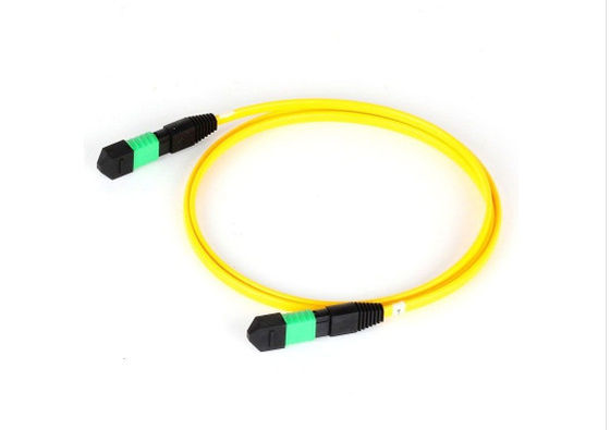 Męski / UPC MPO Patch Cord Compact SMF 2 - 24 rdzeni IS0 / ROHS Wymienione Trwałe dostawca