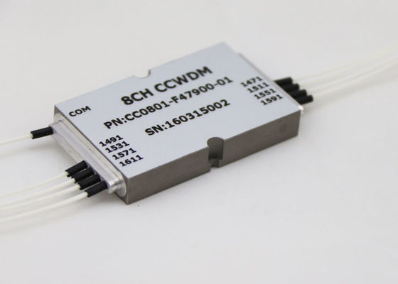 1 x 8 demux optycznego multipleksera CWDM Rozmiar kompaktowy LC / UPC Typ złącza Do systemu MUX / DEMUX dostawca