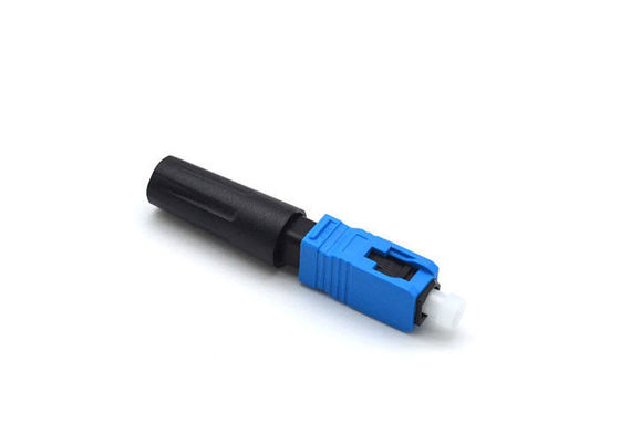 Złącze 50 mm do montażu w niebieskim polu Single Mode Do średnicy FTTB / FTTH 250 - 900um dostawca